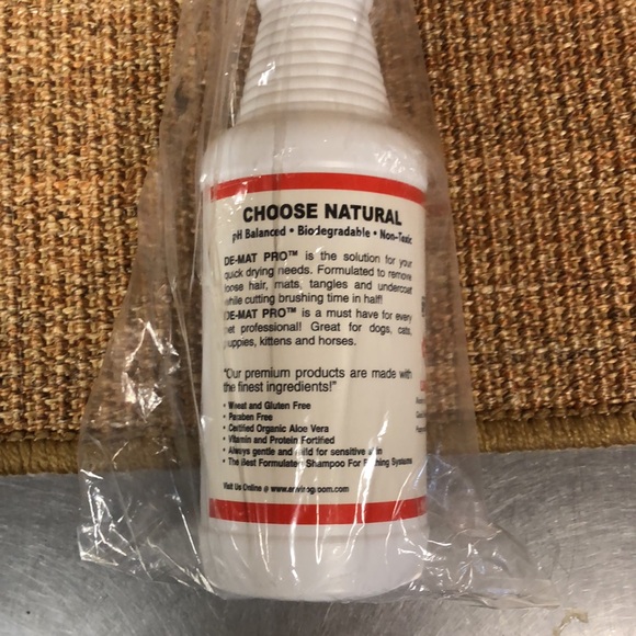 Demat Pet Detangling Conditioner Leave-In Spray, FURminator adjustable dematter - Picture 2 of 9